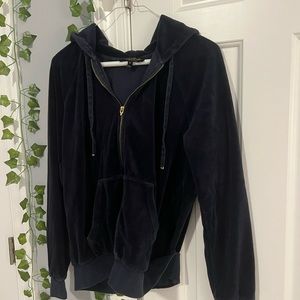 Juicy Couture Navy Zip Up